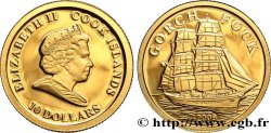 COOK ISLANDS 10 Dollar Proof Gorch Fock 2008 