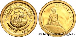 LIBERIA 12 Dollars Proof Danemark 2008 