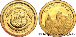 LIBERIA 12 Dollars Proof Roumanie 2008  SPL 