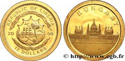 LIBERIA 12 Dollars Proof Hongrie 2008 