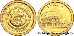 LIBERIA 12 Dollars Proof Italie 2008 