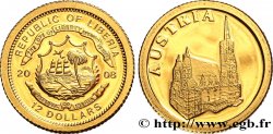 LIBERIA 12 Dollars Proof Autriche 2008 