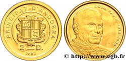 ANDORRE (PRINCIPAUTÉ) 2 Diners Proof Jean-Paul II 2009 