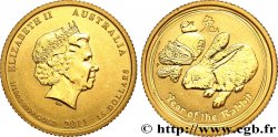 AUSTRALIA 15 Dollars Proof (1/10 Once) Année du Lapin 2011 Perth