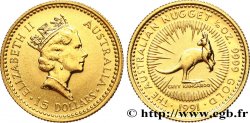 AUSTRALIE 15 Dollars (1/10 Once) Proof Elisabeth II 1992 