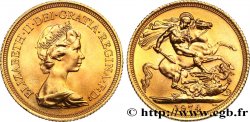 ROYAUME-UNI 1 Souverain Élisabeth II 1974 Royal Mint, Llantrisant