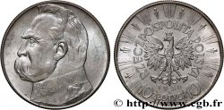 POLEN 10 Zlotych Maréchal Pilsudski 1938 Varsovie VZ/fST 