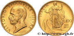 ITALIE - ROYAUME D&nbsp;ITALIE - VICTOR-EMMANUEL III 100 Lire, an IX 1931 Rome SUP 