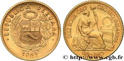 PÉROU 10 Soles de Oro 1963 Lima