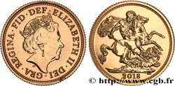 REGNO UNITO 1 Souverain Élisabeth II 4e effigie 2018 Royal Mint