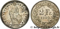 SUIZA 2 Francs Helvetia 1960 Berne - B