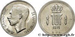 LUXEMBURG 10 Francs Grand-Duc Jean 1971 