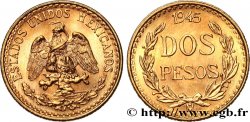 MEXIQUE 2 Pesos or 1945 Mexico
