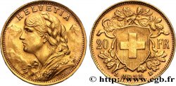 SVIZZERA  20 Francs  Vreneli   1935 Berne