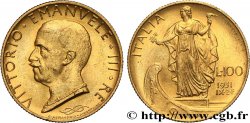 ITALIE - ROYAUME D ITALIE - VICTOR-EMMANUEL III 100 Lire, an IX 1931 Rome SUP 