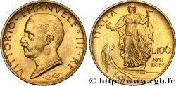 ITALIE - ROYAUME D ITALIE - VICTOR-EMMANUEL III 100 Lire, an IX 1931 Rome SUP 
