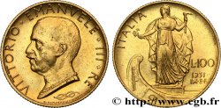 ITALIE - ROYAUME D ITALIE - VICTOR-EMMANUEL III 100 Lire, an IX 1931 Rome SUP 