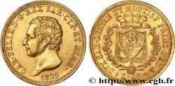 ITALY - KINGDOM OF SARDINIA 40 Lire Charles-Félix 1825 Turin