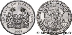 SIERRA LEONA 1 Dollar Proof Buffle 2001 Pobjoy Mint