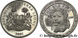 SIERRA LEONE 1 Dollar Proof Lion 2001 Pobjoy Mint