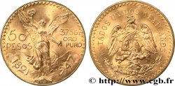 OR, PALLADIUM ET PLATINE INVESTISSEMENT 50 Pesos or 1947 Mexico SPL 
