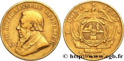 SOUTH AFRICA 1 Pond Paul Kruger 1897 Prétoria VF 