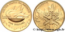 UNITED STATES OF AMERICA 5 Dollars Proof Jeux d’hiver de Salt Lake City 2002 West Point