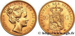 PAYS-BAS 10 Gulden Wilhelmina 1898 Utrecht SUP 