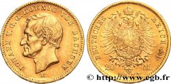 ALLEMAGNE - SAXE 20 Mark Jean 1872 Dresde  TTB+ 
