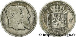 BELGIQUE 1 Franc 50e anniversaire de l’indépendance 1880  TB 