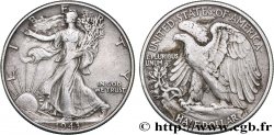 ÉTATS-UNIS D&nbsp;AMÉRIQUE 1/2 Dollar Walking Liberty 1943 Philadelphie TB+ 
