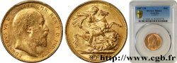 AUSTRALIE - EDOUARD VII 1 Souverain  1907 Melbourne SUP61 PCGS