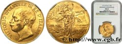 ITALIA - REINO DE ITALIA - VÍCTOR-MANUEL III 50 Lire  1911 Rome