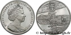 ISLAS MALVINAS 1 Crown Proof Référendum sur le statut des îles Malouines 2013 Pobjoy Mint
