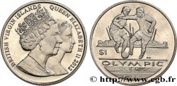 ISOLE VERGINI BRITANNICHE 1 Dollar ‘proof’ Jeux Olympiques de Londres - Football 2012 Pobjoy Mint