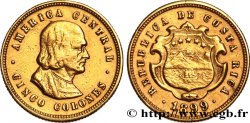 COSTA RICA 5 Colones 1899 San José