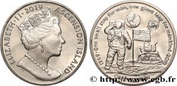 ASCENSIONE 2 Pounds Proof 50e anniversaire du premier pas de l’homme sur la lune 2019 Pobjoy Mint