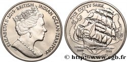 TERRITOIRE BRITANNIQUE DE L OCÉAN INDIEN 2 Pounds Proof Élisabeth II - Voilier Cutty Sark 2019 Pobjoy Mint
