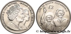 TERRITOIRE BRITANNIQUE DE L OCÉAN INDIEN 2 Pounds Élisabeth II - la reine et la reine mère 2012 Pobjoy Mint