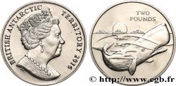 BRITISH ANTARCTIC TERRITORY 2 Pounds Proof Grand Cachalot 2016 Pobjoy Mint
