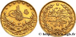 TURKEY 50 Kurush en or Sultan Mohammed V Resat AH 1327, An 3 1911 Constantinople