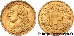 INVESTMENT GOLD 20 Francs or  Vreneli  1927 Berne