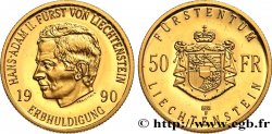 LIECHTENSTEIN 50 Franken 1990 Berne SPL 