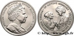 ISLAS VíRGENES BRITáNICAS 1 Dollar proof Princesse Diana et Mère Teresa 2007 Pobjoy Mint