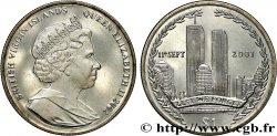 ISOLE VERGINI BRITANNICHE 1 Dollar Proof Commémoration des attentats du 11 septembre 2001 2002 Pobjoy Mint