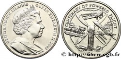 BRITISH VIRGIN ISLANDS 1 Dollar Proof Centenaire du vol motorisé 2003 Pobjoy Mint