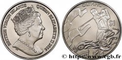 BRITISH VIRGIN ISLANDS 1 Dollar Proof Jeux Olympiques de Rio de Janeiro - Golf et Flamme Olympique 2016 Pobjoy Mint