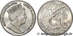 ÎLES VIERGES BRITANNIQUES 1 Dollar Proof Makaire bleu 2017 Pobjoy Mint