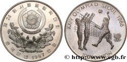 CORÉE DU SUD 10000 Won proof XXIV olympiade Séoul 1988 Volley-ball 1987  SPL 