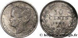 PAESI BASSI 10 Cents Wilhelmina 1906 Utrecht q.SPL 